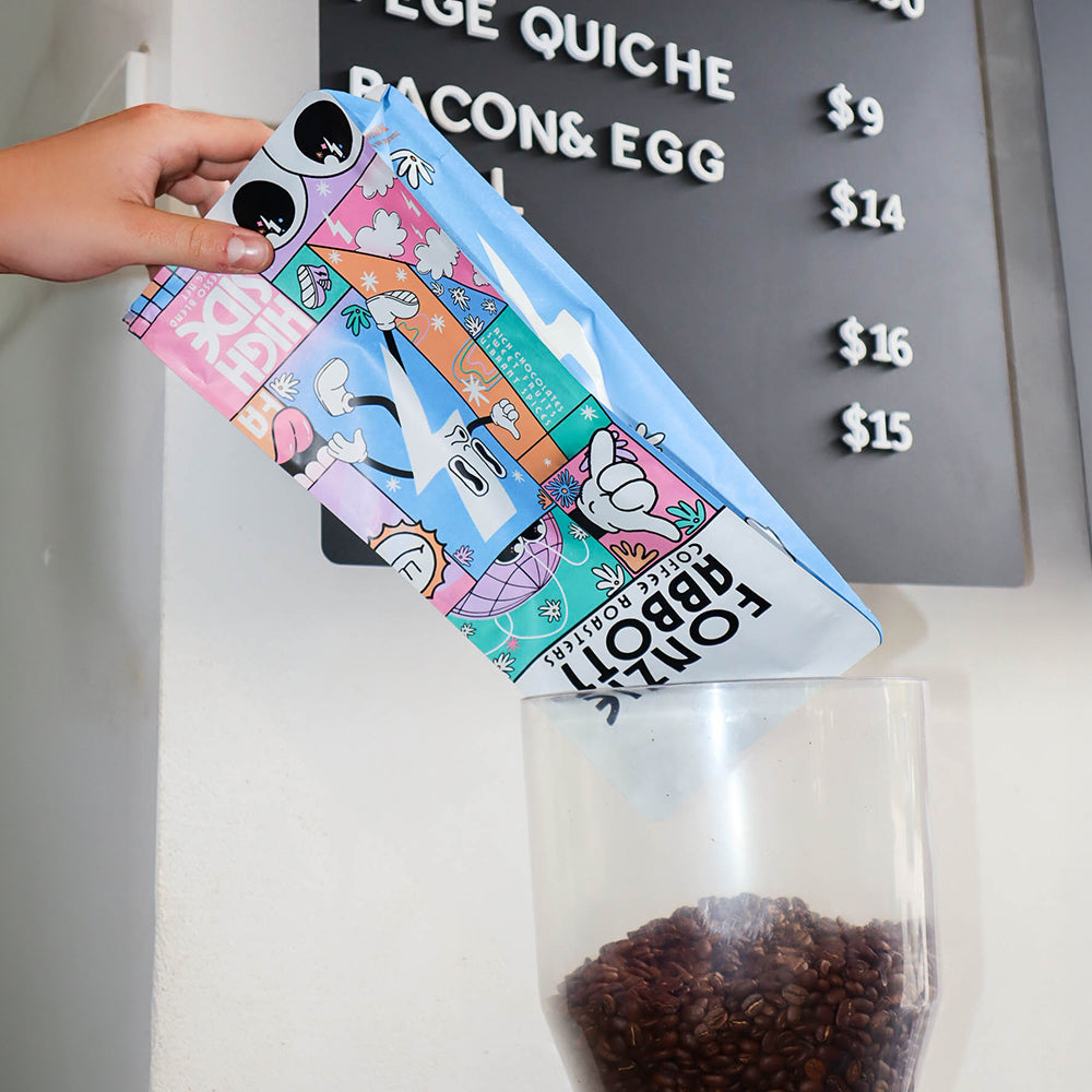 Custom Box Bottom Coffee Bags | Digital Print
